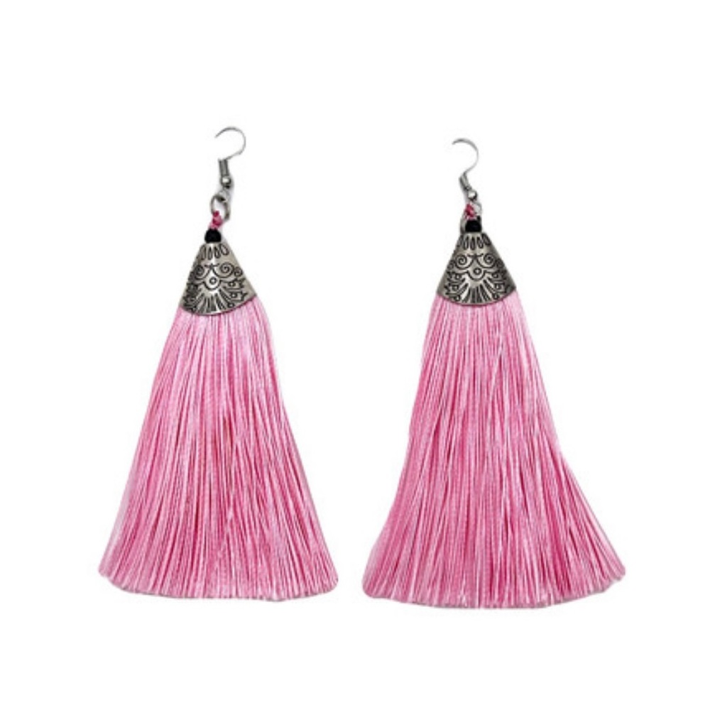 Thread earrings